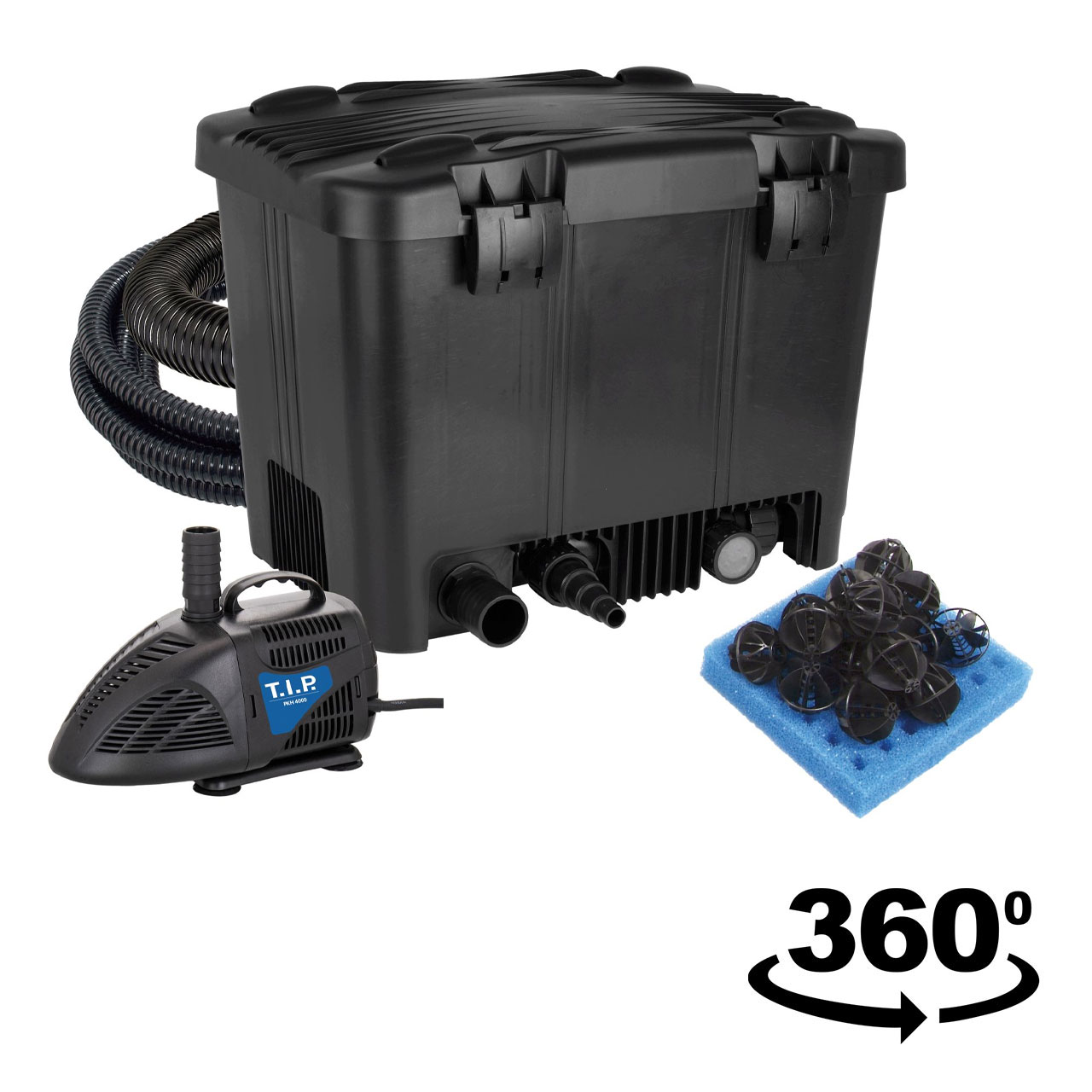 Mehrkammer-Teichaußenfilter WDF 20000 UV 18